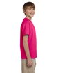 Gildan Youth Ultra Cotton T-Shirt heliconia ModelSide