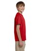 Gildan Youth Ultra Cotton T-Shirt red ModelSide