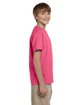 Gildan Youth Ultra Cotton T-Shirt safety pink ModelSide