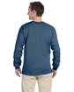 Gildan Adult Ultra Cotton Long-Sleeve T-Shirt indigo blue ModelBack
