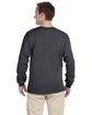 Gildan Adult Ultra Cotton Long-Sleeve T-Shirt charcoal ModelBack