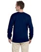 Gildan Adult Ultra Cotton Long-Sleeve T-Shirt navy ModelBack