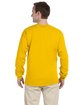 Gildan Adult Ultra Cotton Long-Sleeve T-Shirt gold ModelBack