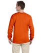 Gildan Adult Ultra Cotton Long-Sleeve T-Shirt orange ModelBack