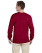 Gildan Adult Ultra Cotton Long-Sleeve T-Shirt cardinal red ModelBack