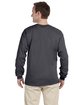 Gildan Adult Ultra Cotton Long-Sleeve T-Shirt dark heather ModelBack