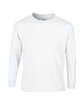Gildan Adult Ultra Cotton Long-Sleeve T-Shirt white OFFront