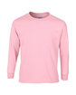 Gildan Adult Ultra Cotton Long-Sleeve T-Shirt light pink OFFront