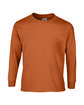 Gildan Adult Ultra Cotton Long-Sleeve T-Shirt texas orange OFFront