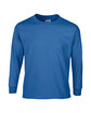 Gildan Adult Ultra Cotton Long-Sleeve T-Shirt royal OFFront