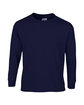 Gildan Adult Ultra Cotton Long-Sleeve T-Shirt navy OFFront