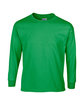 Gildan Adult Ultra Cotton Long-Sleeve T-Shirt irish green OFFront