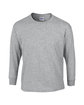 Gildan Adult Ultra Cotton Long-Sleeve T-Shirt sport grey OFFront