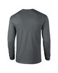Gildan Adult Ultra Cotton Long-Sleeve T-Shirt charcoal OFBack