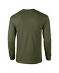 Gildan Adult Ultra Cotton Long-Sleeve T-Shirt military green OFBack
