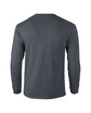 Gildan Adult Ultra Cotton Long-Sleeve T-Shirt dark heather OFBack