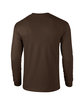 Gildan Adult Ultra Cotton Long-Sleeve T-Shirt dark chocolate OFBack