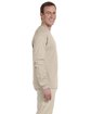 Gildan Adult Ultra Cotton Long-Sleeve T-Shirt sand ModelSide