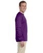 Gildan Adult Ultra Cotton Long-Sleeve T-Shirt purple ModelSide