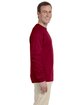Gildan Adult Ultra Cotton Long-Sleeve T-Shirt cardinal red ModelSide