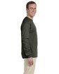 Gildan Adult Ultra Cotton Long-Sleeve T-Shirt military green ModelSide