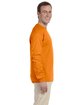 Gildan Adult Ultra Cotton Long-Sleeve T-Shirt s orange ModelSide