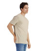 Gildan Unisex Light Cotton T-Shirt sand ModelSide