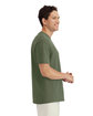 Gildan Unisex Light Cotton T-Shirt military green ModelSide