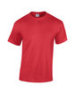 Gildan Adult Heavy Cotton T-Shirt red OFFront
