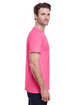 Gildan Adult Heavy Cotton T-Shirt azalea ModelSide