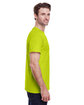Gildan Adult Heavy Cotton T-Shirt safety green ModelSide