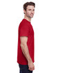 Gildan Adult Heavy Cotton T-Shirt red ModelSide