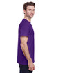 Gildan Adult Heavy Cotton T-Shirt purple ModelSide