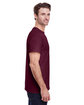 Gildan Adult Heavy Cotton T-Shirt maroon ModelSide
