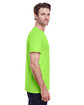 Gildan Adult Heavy Cotton T-Shirt neon green ModelSide