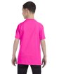Gildan Youth Heavy Cotton T-Shirt azalea ModelBack