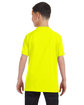 Gildan Youth Heavy Cotton T-Shirt safety green ModelBack