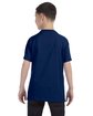 Gildan Youth Heavy Cotton T-Shirt navy ModelBack