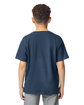 Gildan Youth Heavy Cotton T-Shirt blue dusk ModelBack