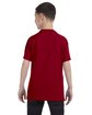Gildan Youth Heavy Cotton T-Shirt cardinal red ModelBack
