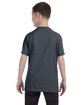 Gildan Youth Heavy Cotton T-Shirt dark heather ModelBack