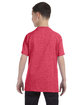 Gildan Youth Heavy Cotton T-Shirt heather red ModelBack