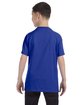 Gildan Youth Heavy Cotton T-Shirt cobalt ModelBack