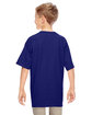 Gildan Youth Heavy Cotton T-Shirt neon blue ModelBack