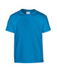 Gildan Youth Heavy Cotton T-Shirt sapphire OFFront