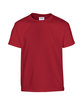 Gildan Youth Heavy Cotton T-Shirt cardinal red OFFront