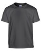 Gildan Youth Heavy Cotton T-Shirt dark heather OFFront