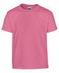 Gildan Youth Heavy Cotton T-Shirt safety pink OFFront