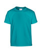 Gildan Youth Heavy Cotton T-Shirt tropical blue OFFront