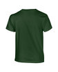 Gildan Youth Heavy Cotton T-Shirt forest green OFBack